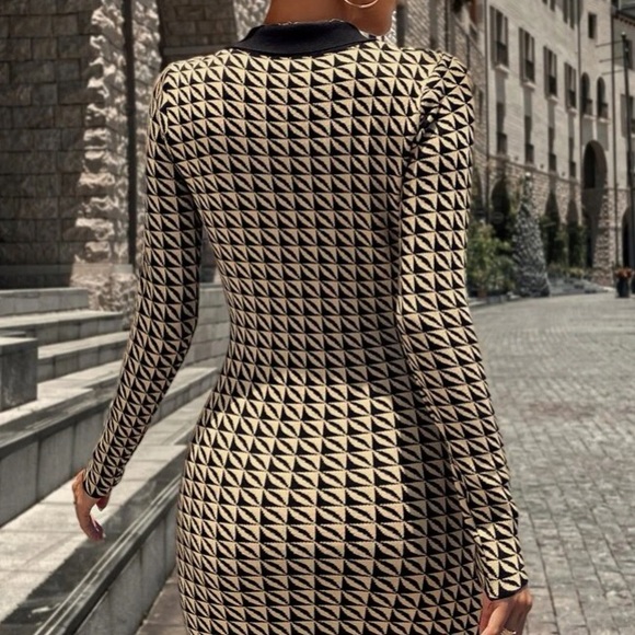 Knit Mix MIDI Dress - Picture 14 of 16